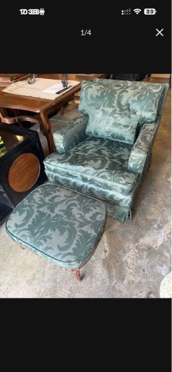 Chair and ottoman excellent condition