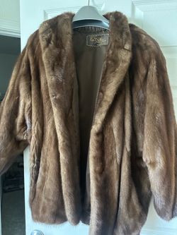 Mink jacket from LaBelle fine furs with Dolman Sleeve
