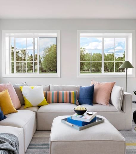 $600 Pella Annealed 250 Series Sliding Glass Vinyl Window: 69 1/4" x 56 1/2", Retrofit New