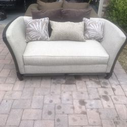 Sofa King Comfortable Gray Sofa Couch! For Sale! Free Local Delivery I