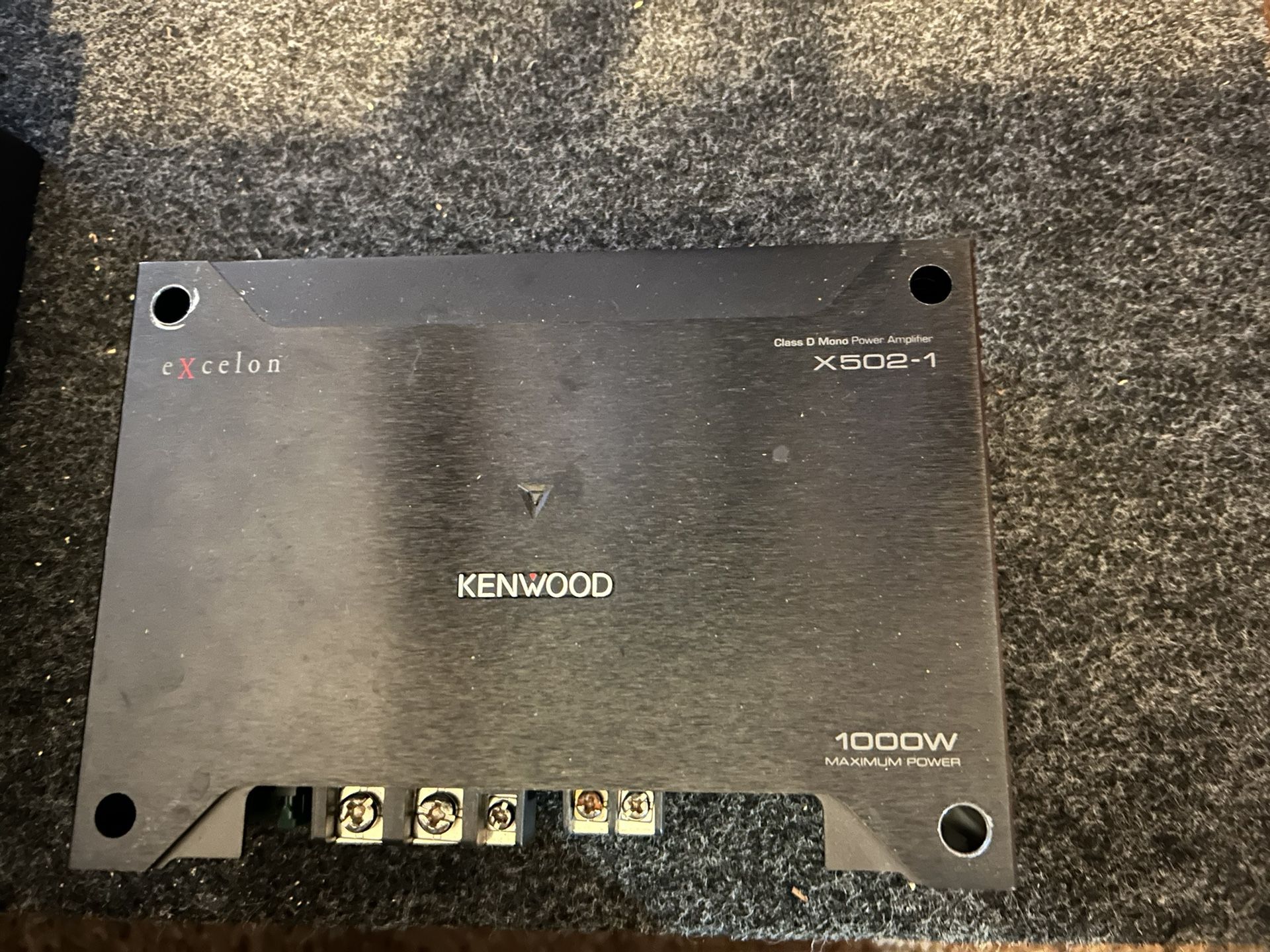 KENWOOD X502-1 EXCELON AMPLIFIER 1000WATTS /500 RMS