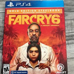 Far Cry 6 (Gold Edition Steel book) - PS4 Brand New 