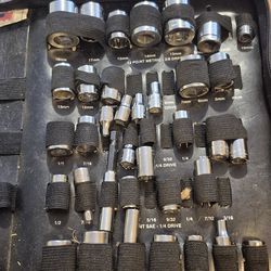 Craftsman fifty six piece sockets and wrenches