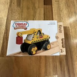 New Thomas & Friends Wooden Railway Kevin The Crane Train toy 