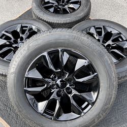 Oem Factory 20” Chevy Chevrolet GMC Silverado AT4 Denali 4x4 Trailboss Black Tires Wheels Rims Rines
