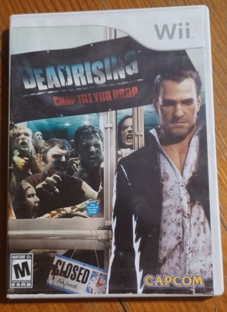 Nintendo Wii Dead Rising Chop Till You Drop Video Game Zombie Horror 