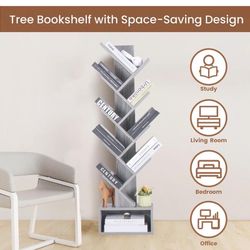 8 Shelf Tree Book Case 