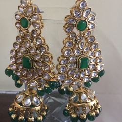 Beautiful Ethnic Kundan Earrings 