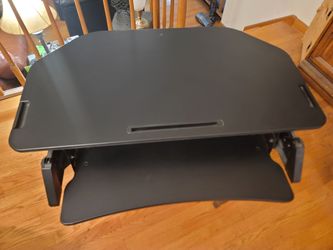 Computer desk standing riser