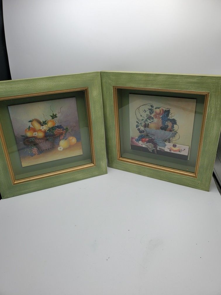 Green Shadow Boxes