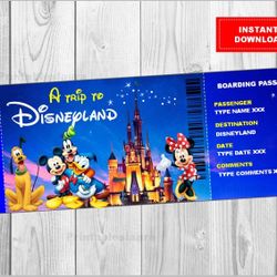 Disneyland Tier 4 1 Day Pass 