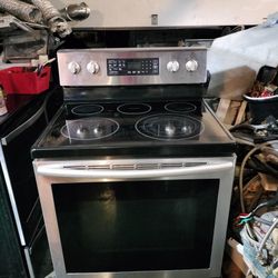 Samsung Stainless Glass Top Range (Stove/Oven) With Convection - Can Deliver 