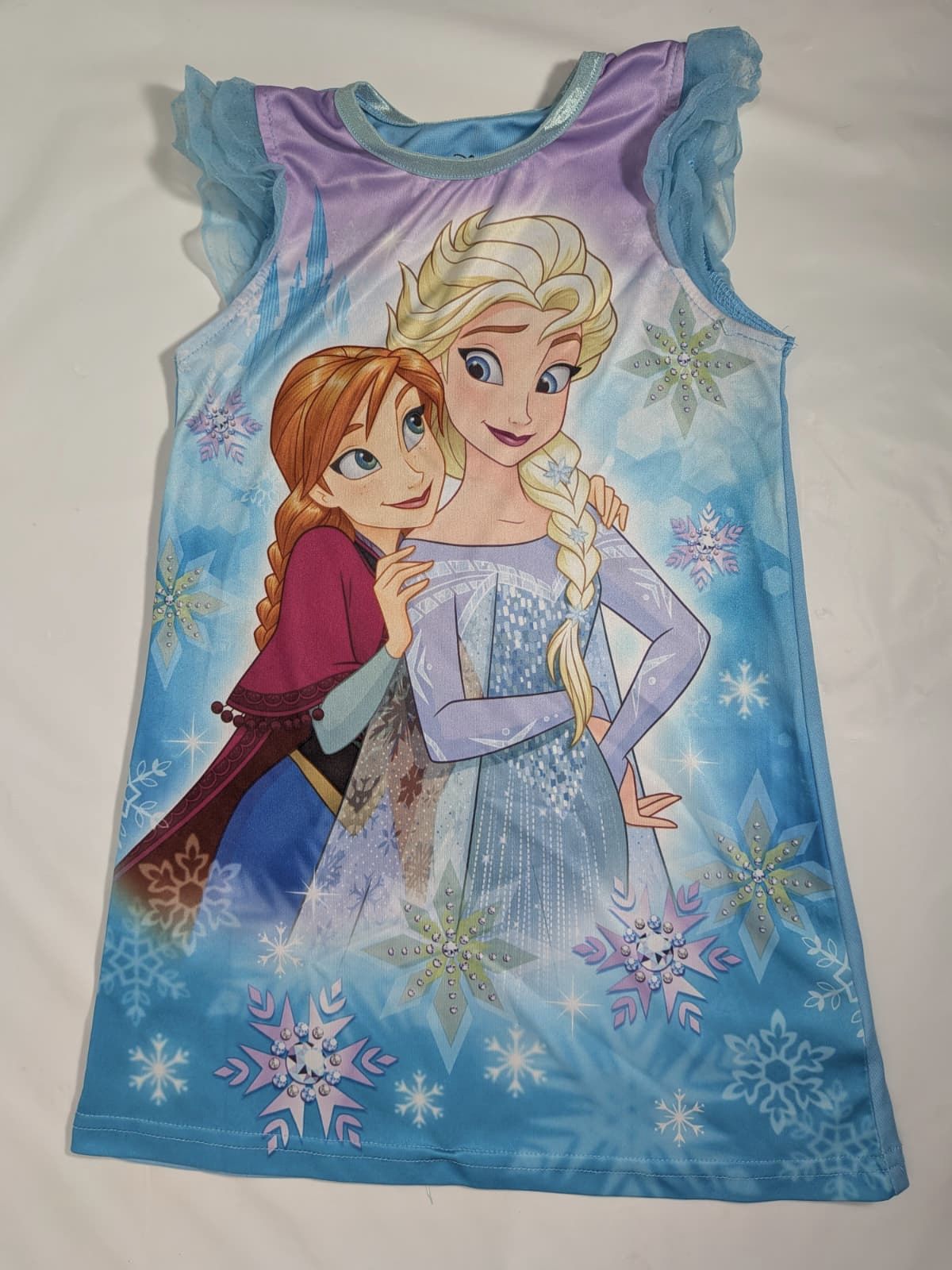 Disney Frozen girls' nightgown. Anna and Elsa. Size 4t.