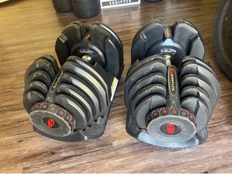 BOWFLEX 1090 SELECTtech DUMBBELL WEIGHTS 10-90 LBS  $360 FIRM !