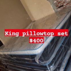 KING PILLOWTOP SET 