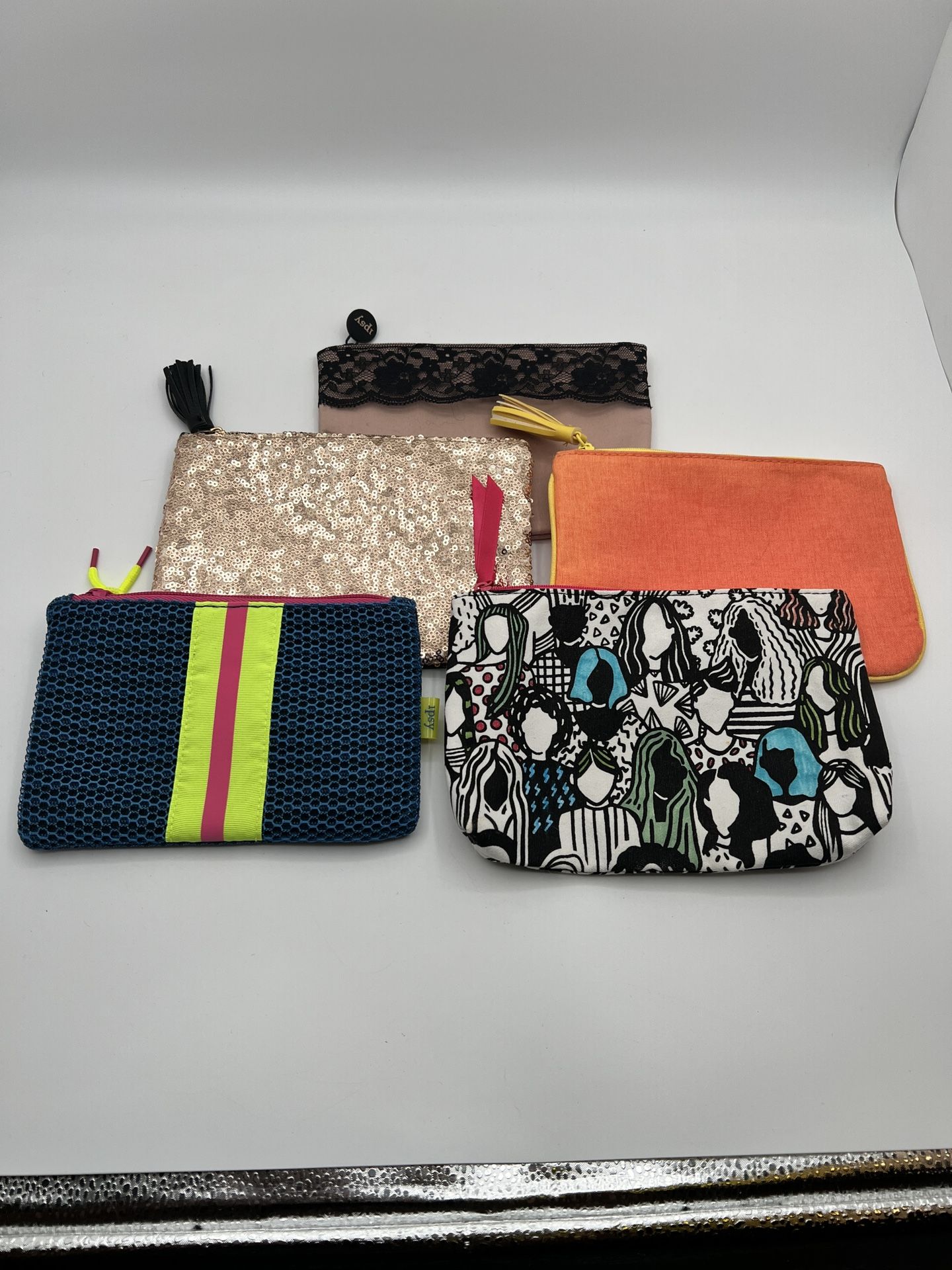 5 Assorted Ipsy Glam Bags 2018 