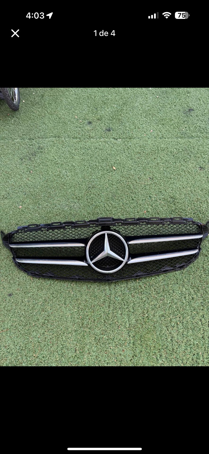 Mercedes benz grill c(contact info removed)-2018