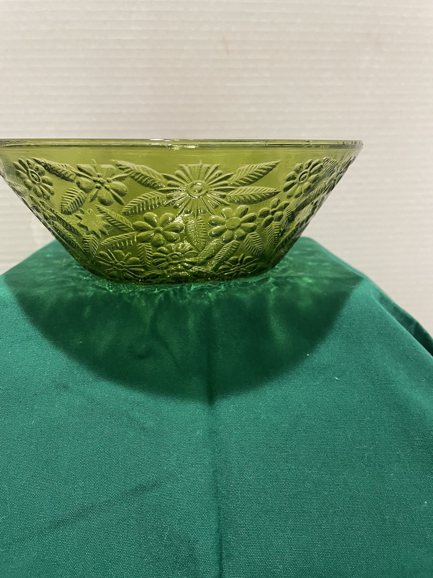 Indiana Green Depression Glass Bowl