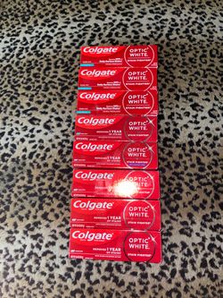 8🔥Colgate optic white toothpaste all 8 for $20 firm on price