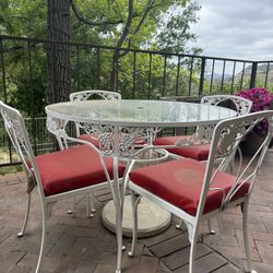Vintage Woodard Patio Set