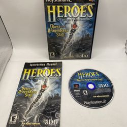 Heroes of Might and Magic Quest For The Dragon Bone Staff Sony PlayStation 2 CIB