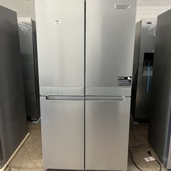 Kitchen aid 19.4 Cu Ft Bottom Freezer 4- Door French Door Refrigerator Stainless Steel 