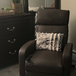 Brown Recliner W/ Massager 