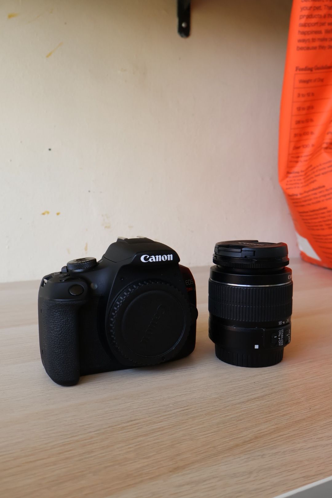 canon rebel t7 with lens 