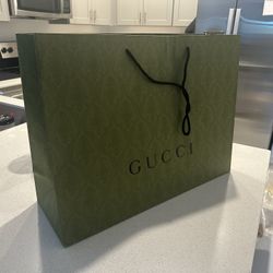Gucci Paper Bag Green