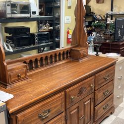 7 Drawer 2 Door Dresser W/ Mirror 