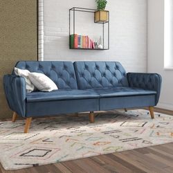 Blue Futon 