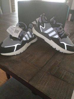 Adidas Men Shoes Adidas Nite Jogger Casual Shoes Black/White/Silver