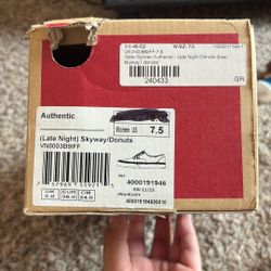 WOMENS Late Night Skyway Donuts Size 7.5 Womens