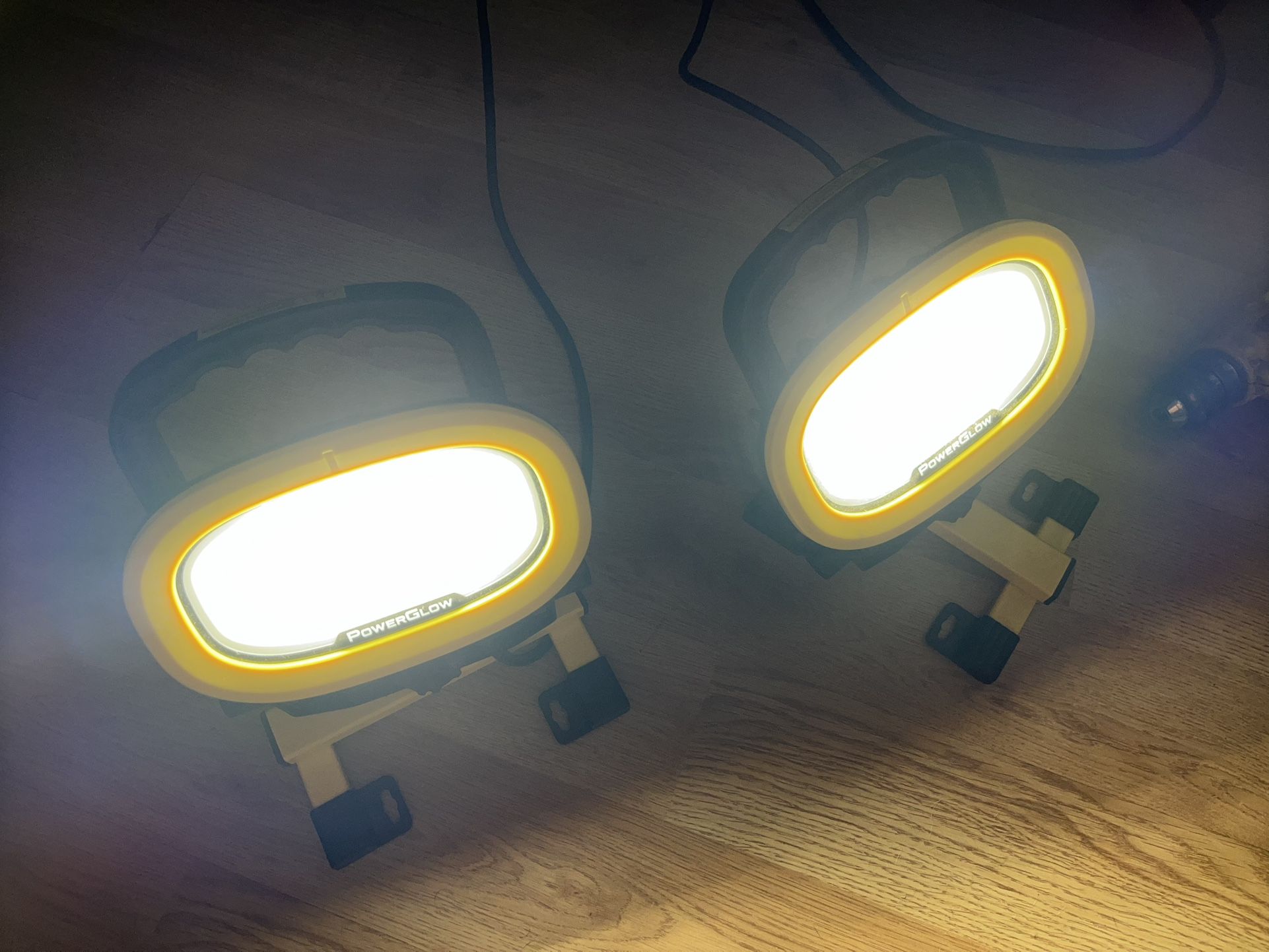 2 PowerGlow LED Work Lights 