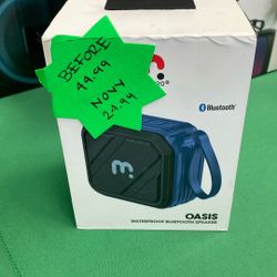 Blue Oasis Waterproof Bluetooth Speaker 