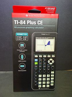 Texas Instruments - TI-84+ CE Graphing Calculator - Black
