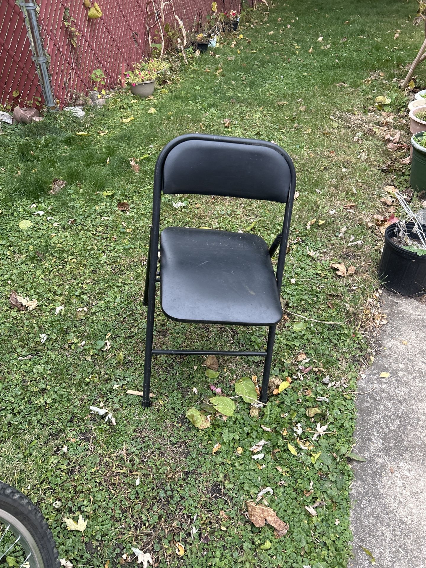Black Folding Chair