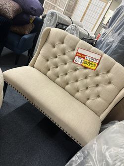 Beige Accent Chair Promotion ❗️