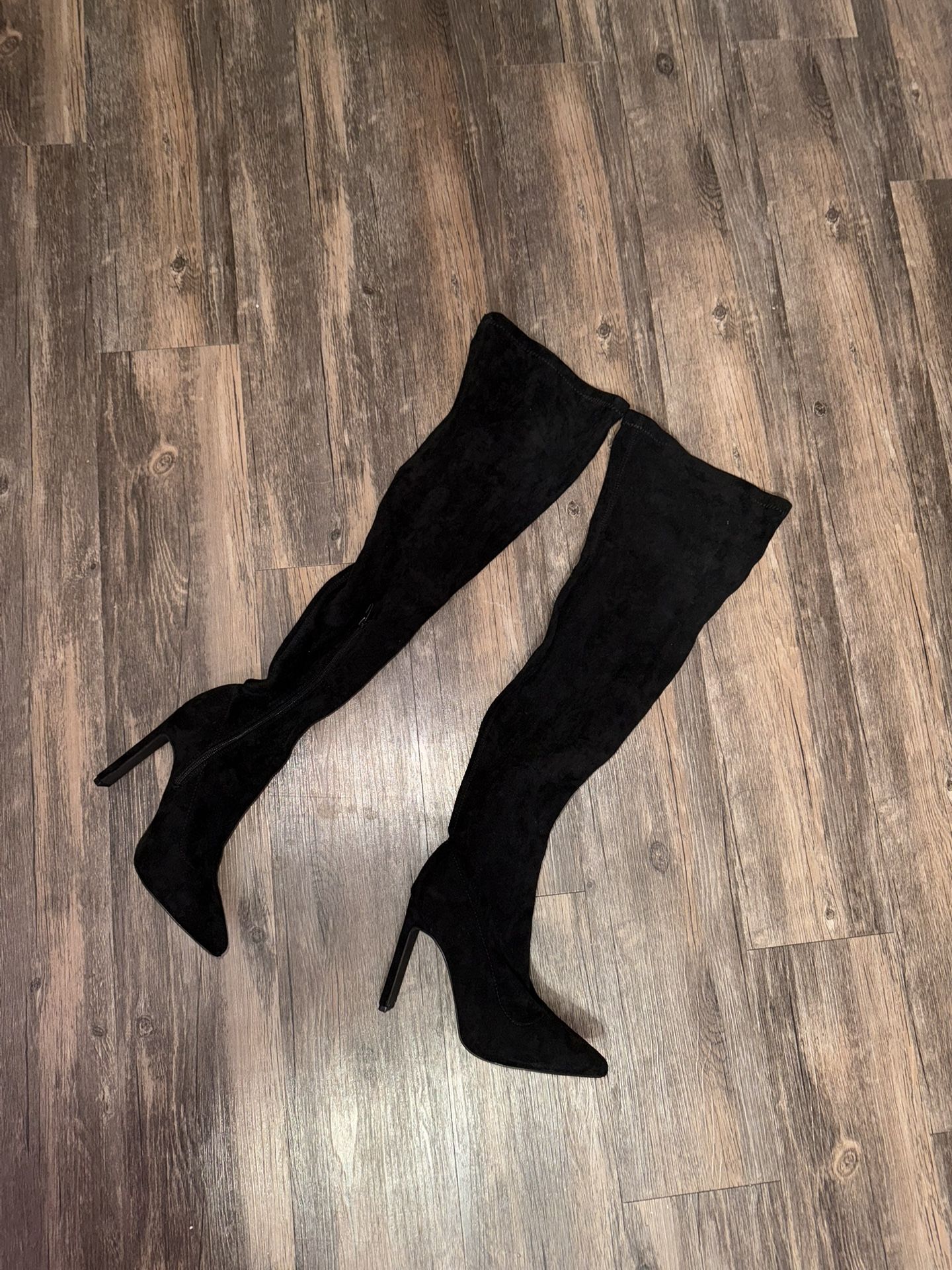 Black Over-the-Knee Boots