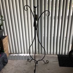 Hampton Bay 4-Pot Hanging Metal Plant Stand