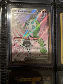 Meloetta ex Pokémon Card 159/086 Holo Rare