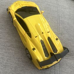 Lamborghini Transformer Toy RC Car Bumble Bee Toy NO Remote Lights Turn On