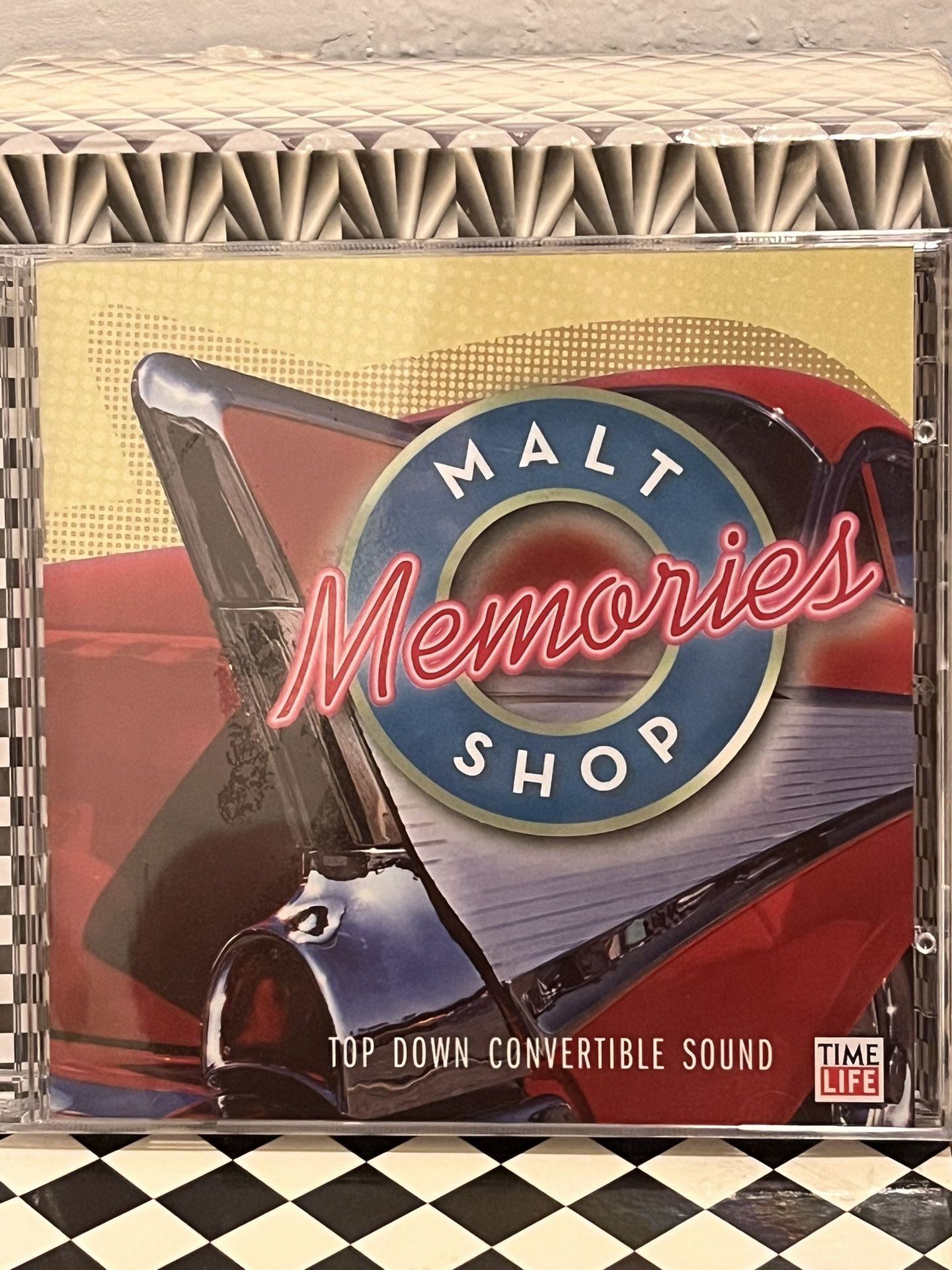 New Sealed Double CD Malt Shop Memories - Top Down Convertible Sound (CD, 2006, 2 Discs, Time Life)