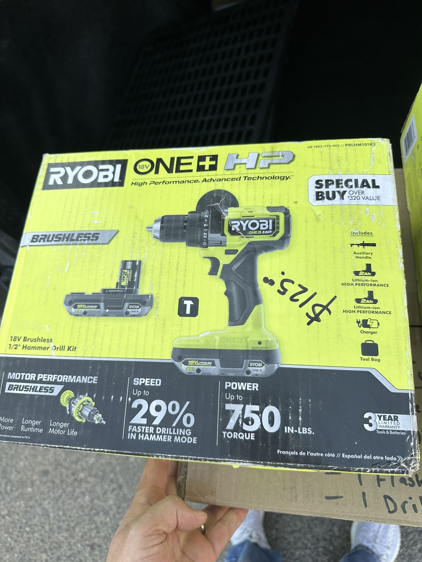 New Ryobi Drill