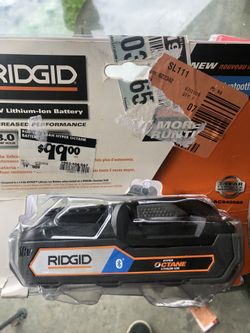 RiDGID battery 18v