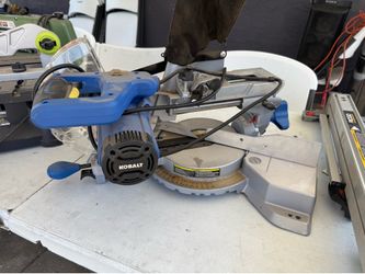Kobalt compact sliding miter saw. 7 1/4in blade