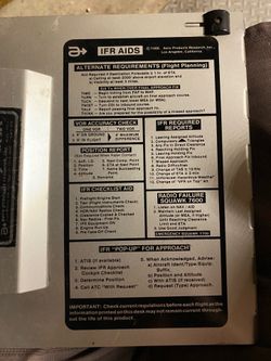 Pilots flight desk . Clipboard