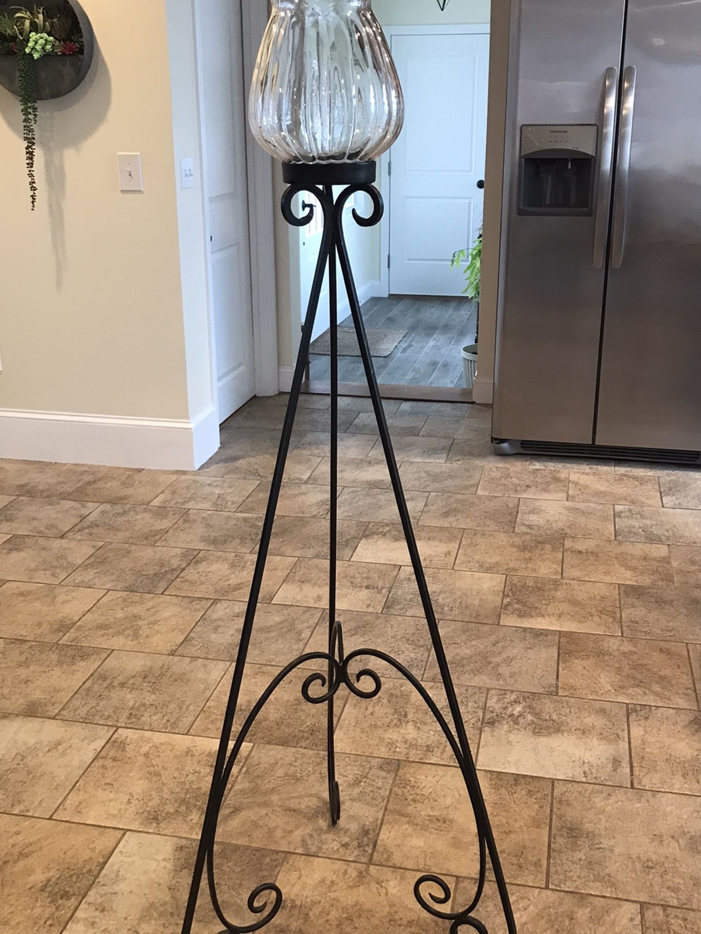 Floor Pillar Candle Holder