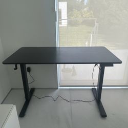 45” Realspace sit to stand electric desk in black