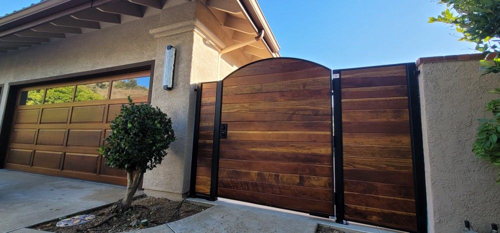 Custom Iron-Wood Doors & Gates